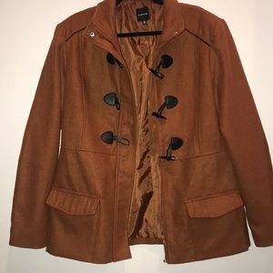 BROWN/ORANGE FALL COAT